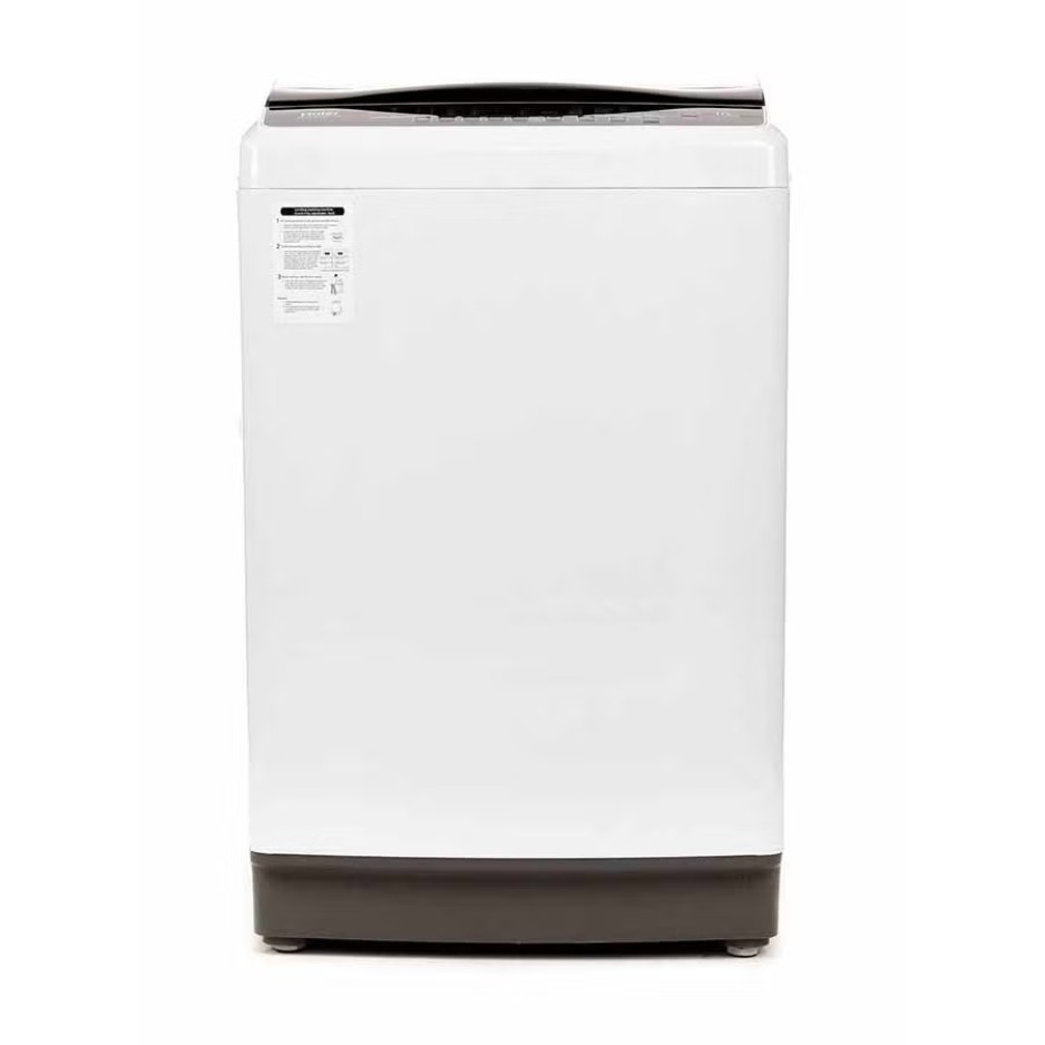 هاير غسالة منزلية اتوماتيك علوية ابيض سعة 10 كجم-HWM100-KSA1708