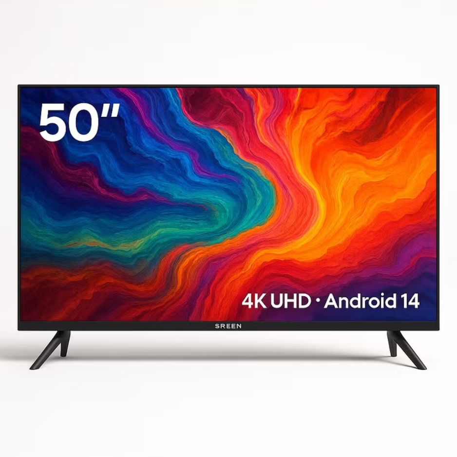شاشة سرين 50 سمارت 4K,اندرويد  -SRET-50S4K2