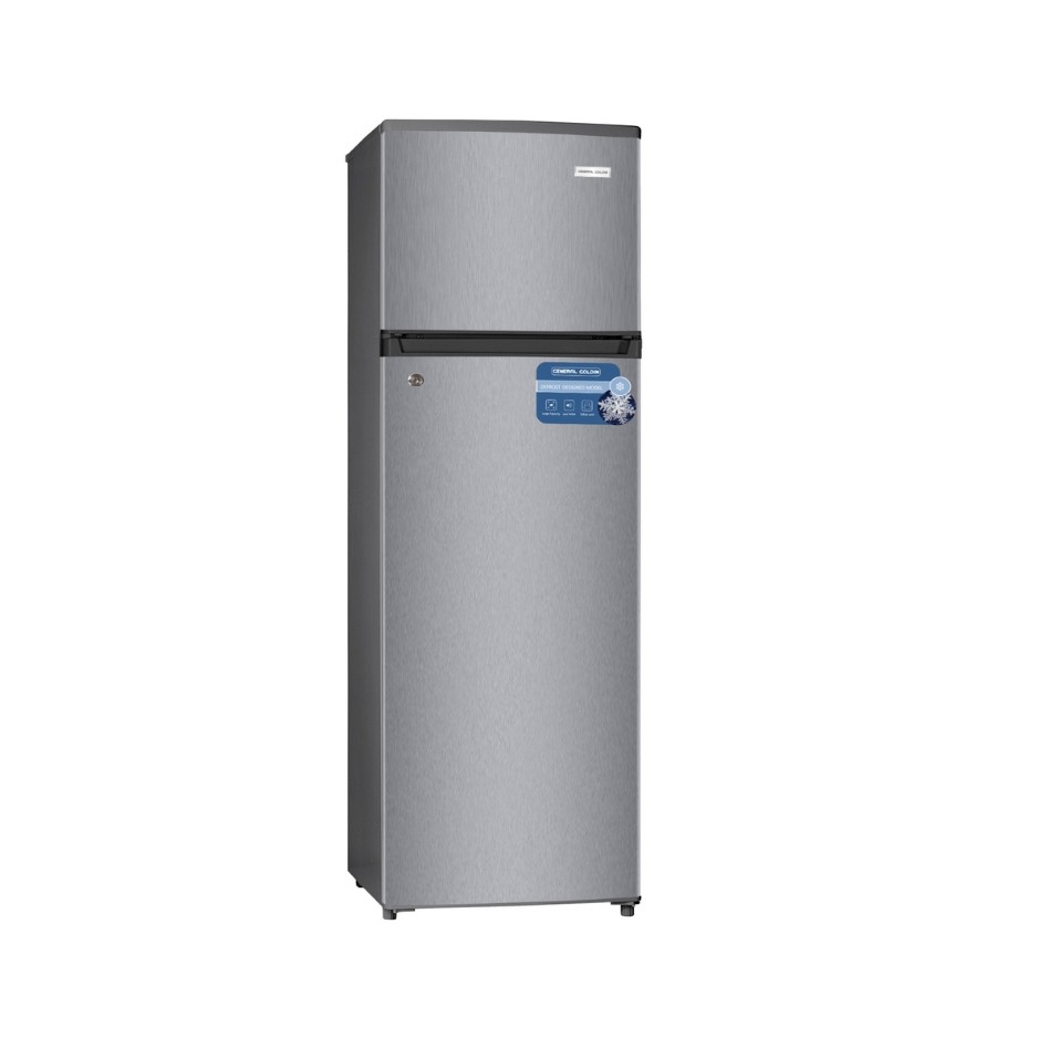 ثلاجة جنرال جولدن 280 سعة 8.9 قدم فضي-GGN280RDF