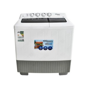سوبر جينرال غسالة حوضين، سعة 18كجم، ابيض - KSGW1888N