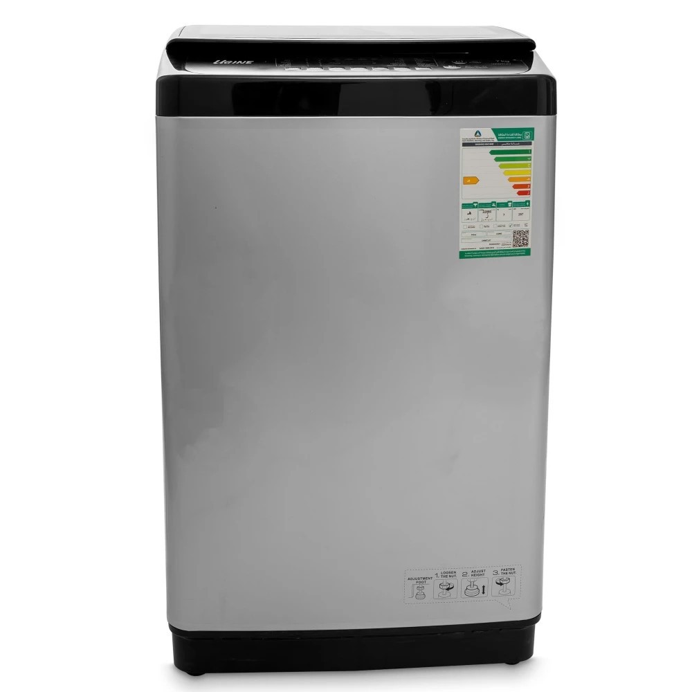 أوجين غسالة أوتوماتيك, تعبئة علوية ,7 كغ ,ستيل - UWMTLK7S