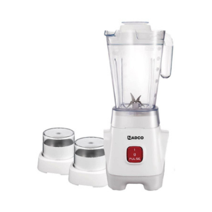 خلاط 3*1 مع مطحنة نادكو,350 وات, 1.25 لتر,أبيض/شفاف/أحمر - NCM-312B