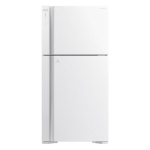 هيتاشي ثلاجة بابين انفرتر، 18 قدم، 510 لتر، أبيض - HRTN8565DFTWHSA