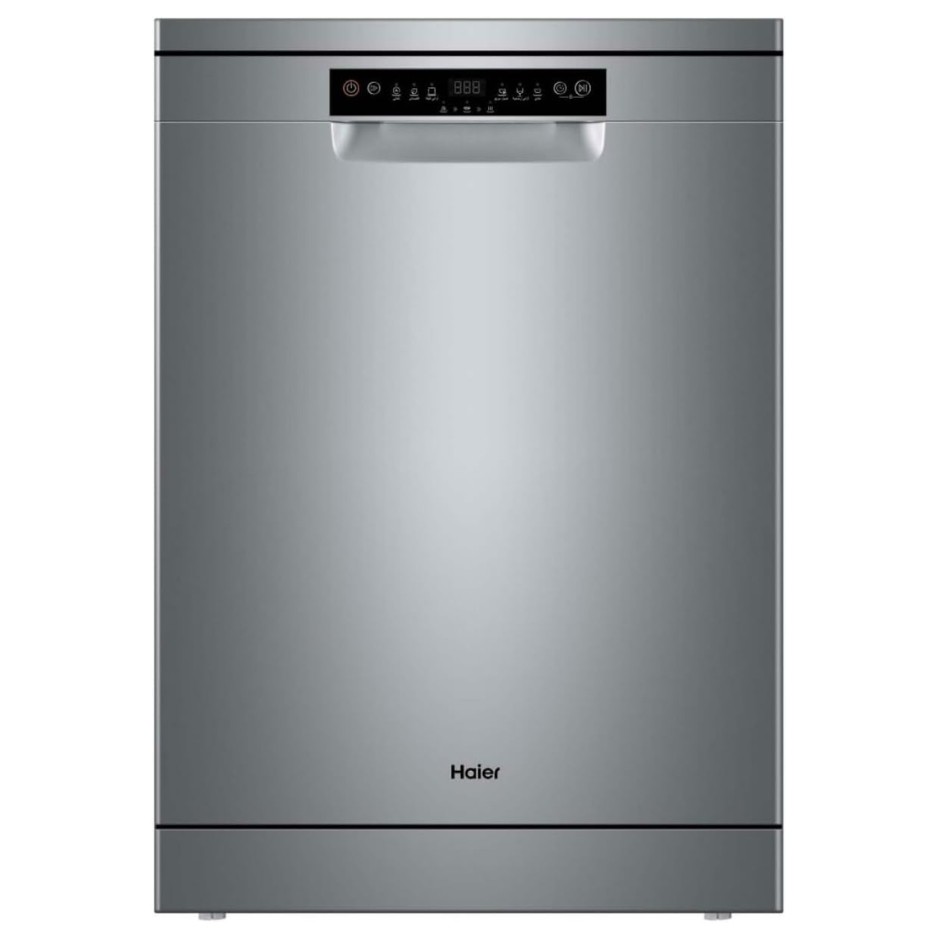 غسالة صحون هاير 6 برامج 13 مكان سلفر-HDWE13-281CSSA