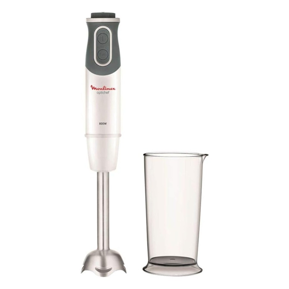 خلاط يدوي مولينيكس من البلاستيك/ الستانلس ستيل، بقوة 800 واط، ابيض-DD64B127