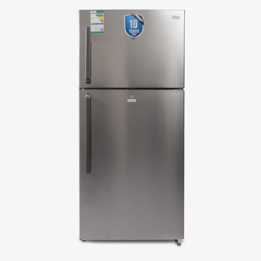 أوجين ثلاجة 651 لتر ,22.9 قدم مكعب ,بابين ,تبريد بالبخار ,ستيل - UR2DM651