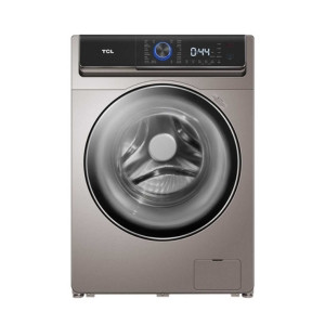 تى سى ال غسالة ملابس اتوماتيك سعة 8 كجم, تعبئة أمامية, تنشيف 100%, سيلفر -TWD-C805S