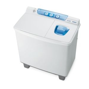 غسالة هيتاشي 10.5 كيلو حوضين, ابيض-PS-1055JWH