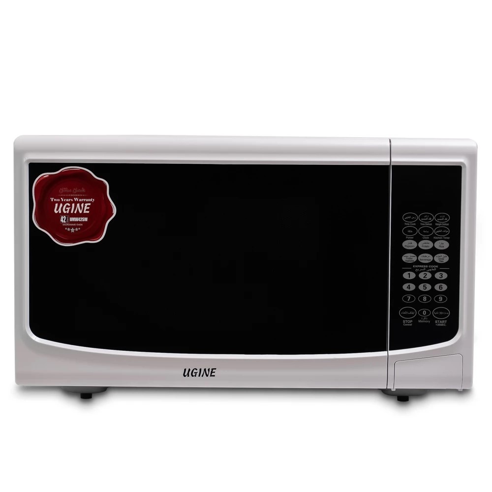 أوجين فرن مايكرويف ,42 لتر ,1100واط ,مؤقت, بدون شوّاية ,أبيض - UMW42SW