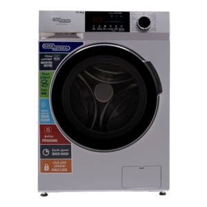 غسالة سوبر جنرال 10.5 ك امامي,فضي -KSGW11500NLED