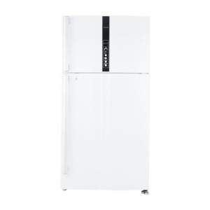 ثلاجة هيتاشي بابين 600 لتر موديل 805 ابيض 21.2 قدم-R-V805PS1KV BSL