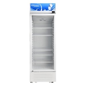 ثلاجة سوبر جنرال 398 باب واحد زجاج- SGSC398