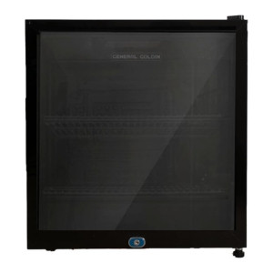 ثلاجة تبريد جنرال جولدن باب واحد 50 لتر 1.77 قدم زجاج,اسود-GNG50BC
