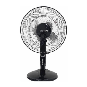 مروحة حائط دوتس 70 واط، محرك نحاسي، 5 ريشة، 3 سرعات، اسود - TFT-70T