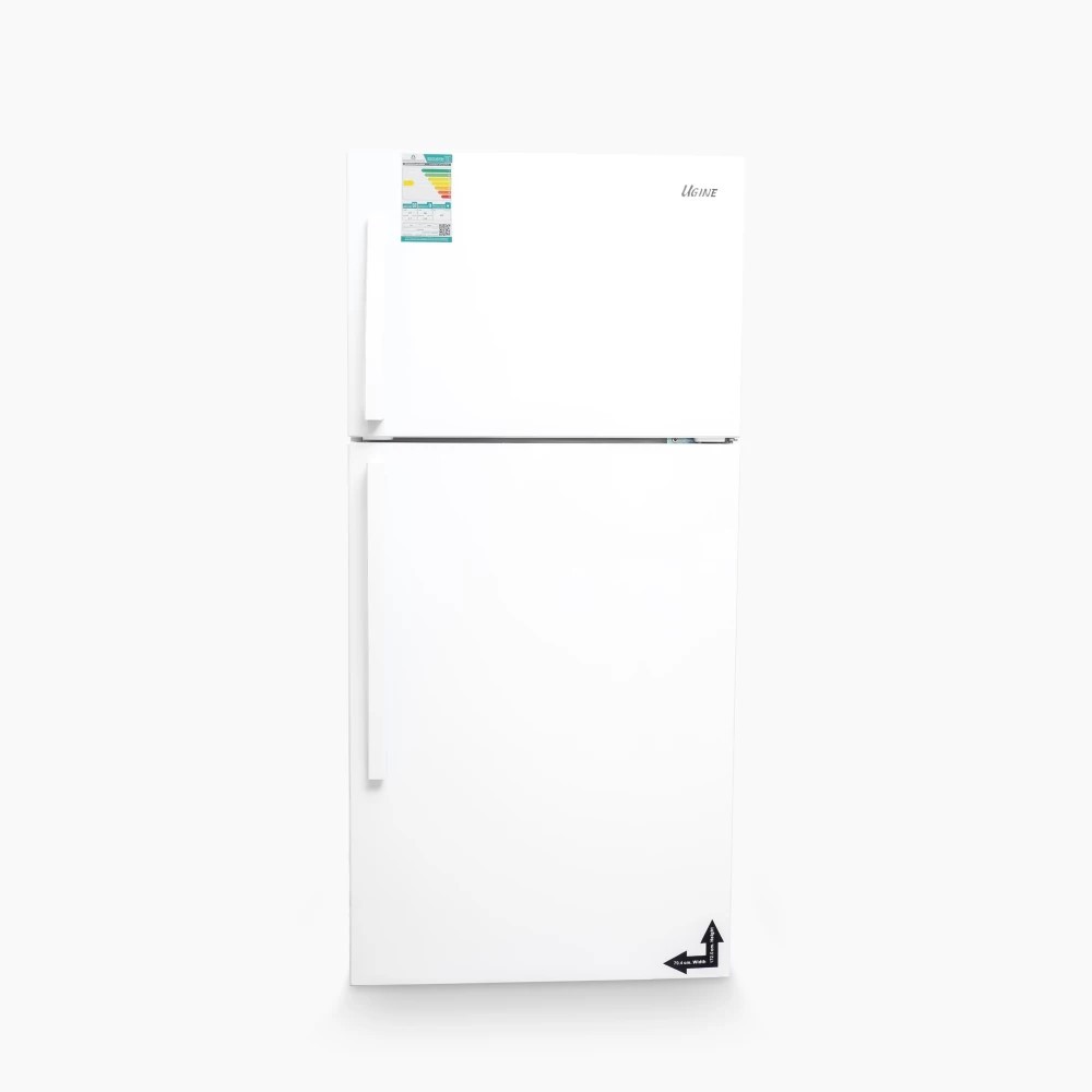 أوجين ثلاجة 508 لتر ,17.8 قدم مكعب ,بابين ,تبريد بالبخار ,أبيض - UR2DK508W