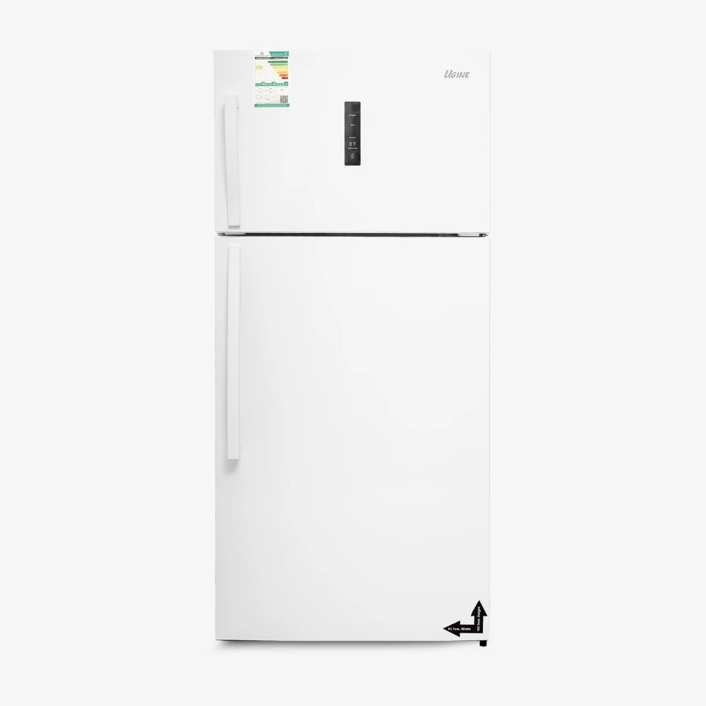 أوجين ثلاجة 564 لتر ,19.9 قدم مكعب ,بابين ,تبريد بالبخار ,أبيض - UR2DK564W