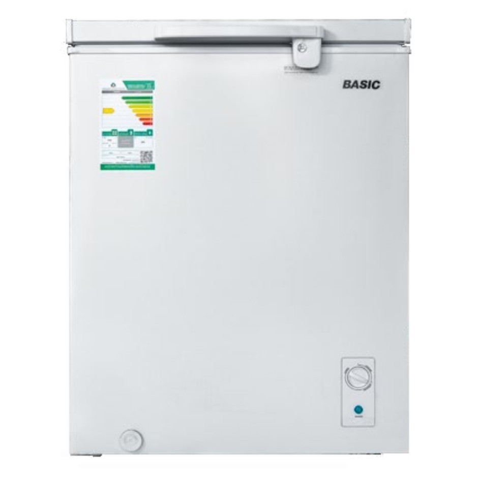 بيسك فريزر افقي 5 قدم ,142 لتر,ابيض-BCS-190CN