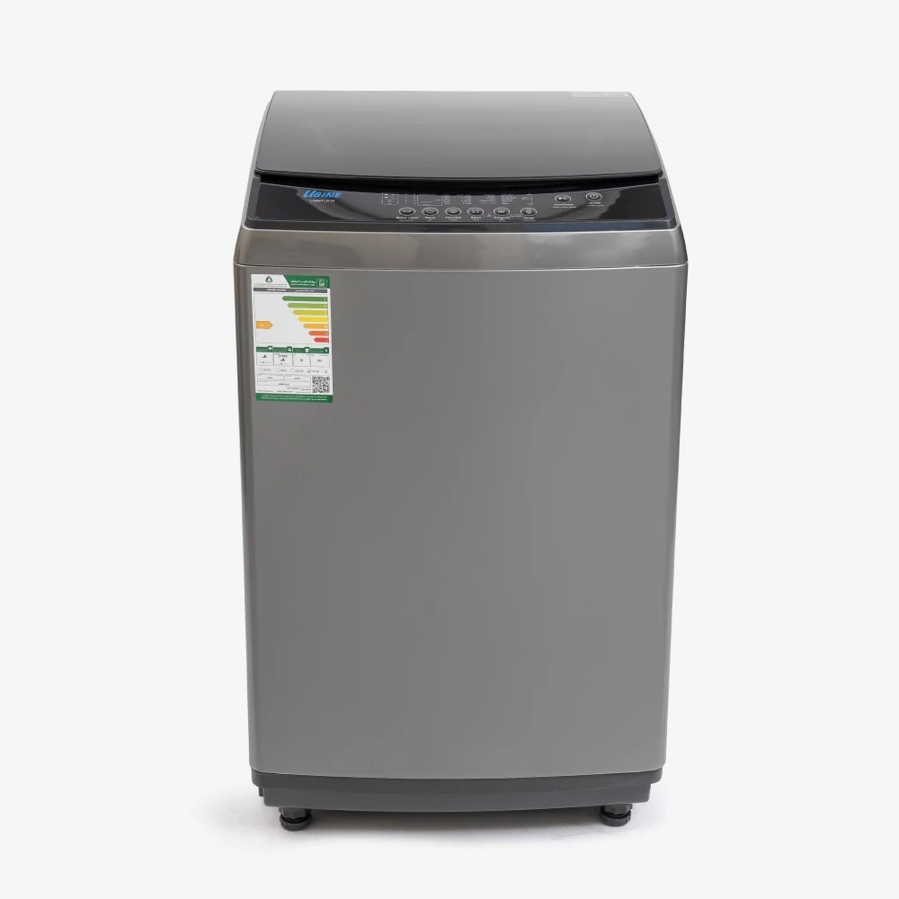 أوجين غسالة أوتوماتيك ,تعبئة علوية ,10 كغ ,فضي - UWMTLN10S